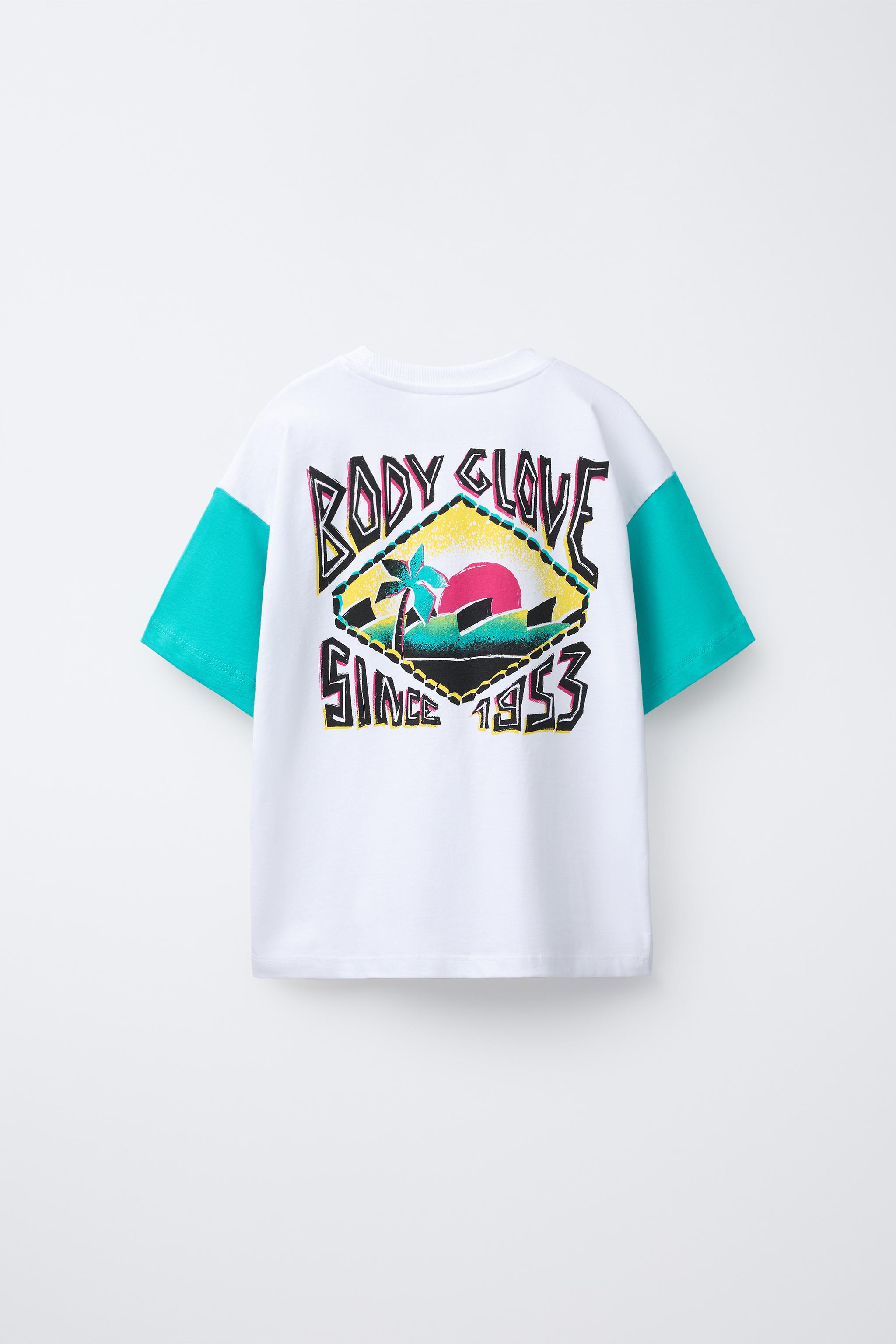 T-SHIRT MANCHES CONTRASTE