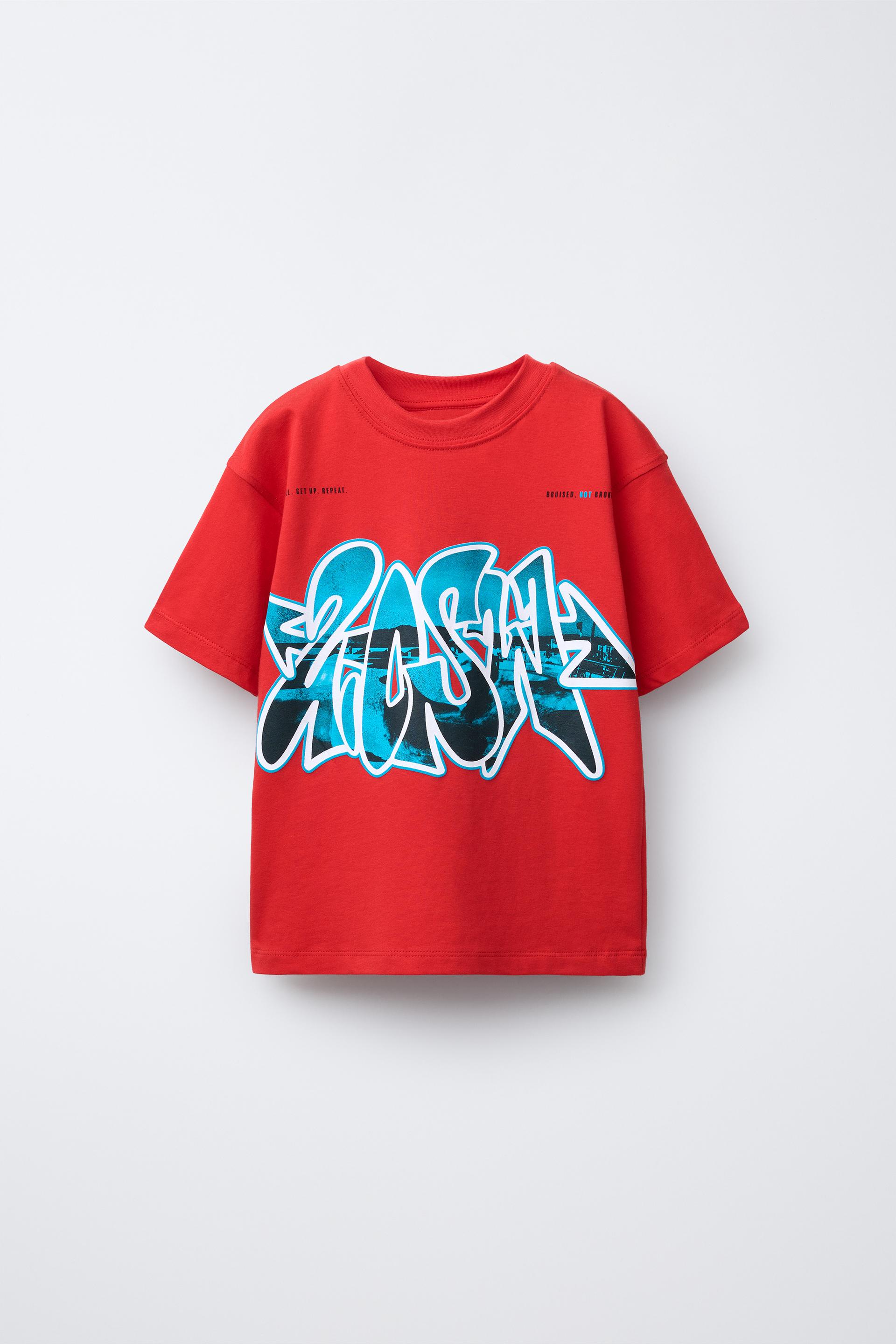 T-SHIRT IMPRIMÉ GRAFFITI